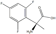 (2S)-2-AMINO-2-(2,4,6-TRIFLUOROPHENYL)PROPANOIC ACID Struktur