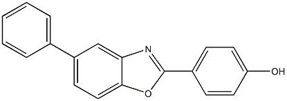 4-(5-PHENYLBENZO[D]OXAZOL-2-YL)PHENOL Struktur