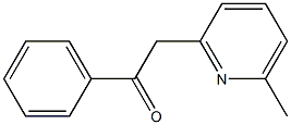 2-(6-METHYL-PYRIDIN-2-YL)-1-PHENYL-ETHANONE Struktur