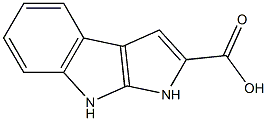 1,8-DIHYDRO-PYRROLO[2,3-B]INDOLE-2-CARBOXYLIC ACID Struktur