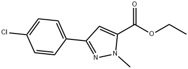 ETHYL 3-(4-CHLOROPHENYL)-1-METHYL-1H-PYRAZOLE-5-CARBOXYLATE