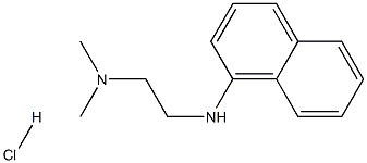 N,N-DIMETHYL-N'-NAPHTHALEN-1-YL-ETHANE-1,2-DIAMINE HYDROCHLORIDE Struktur