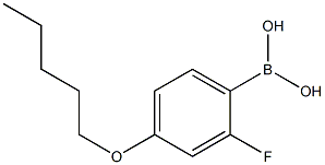 4-PENTYLOXY-2-FLUOROPHENYLBORONIC ACID Struktur