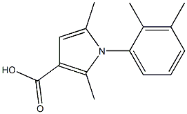 1-(2,3-DIMETHYLPHENYL)-2,5-DIMETHYL-1H-PYRROLE-3-CARBOXYLIC ACID Struktur