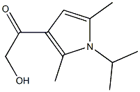 2-HYDROXY-1-(1-ISOPROPYL-2,5-DIMETHYL-1H-PYRROL-3-YL)ETHANONE Struktur