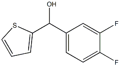 3,4-DIFLUOROPHENYL-(2-THIENYL)METHANOL Struktur