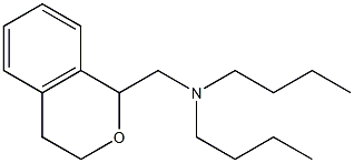 N-BUTYL-N-(3,4-DIHYDRO-1H-ISOCHROMEN-1-YLMETHYL)BUTAN-1-AMINE Struktur