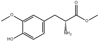 METHYL (2R)-2-AMINO-3-(4-HYDROXY-3-METHOXYPHENYL)PROPANOATE Struktur