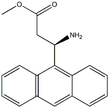 METHYL (3R)-3-AMINO-3-(9-ANTHRYL)PROPANOATE Struktur