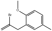 2-BROMO-3-(2-METHOXY-5-METHYLPHENYL)-1-PROPENE Struktur