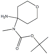 TERT-BUTYL (4-AMINOTETRAHYDRO-2H-PYRAN-4-YL)METHYLCARBAMATE Struktur