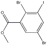 METHYL 2,5-DIBROMO-3-IODOBENZOATE Struktur