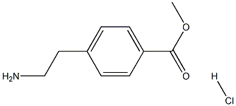 METHYL 4-(2-AMINO-ETHYL)-BENZOATE HYDROCHLORIDE Struktur