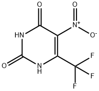 5-NITRO-6-(TRIFLUOROMETHYL)PYRIMIDINE-2,4-DIOL Struktur