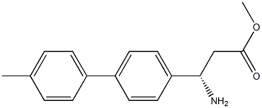 METHYL (3S)-3-AMINO-3-[4-(4-METHYLPHENYL)PHENYL]PROPANOATE Struktur