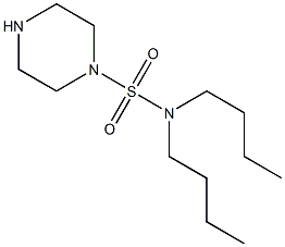 N,N-DIBUTYLPIPERAZINE-1-SULFONAMIDE Struktur