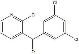 2-CHLORO-3-(3,5-DICHLOROBENZOYL)PYRIDINE Struktur