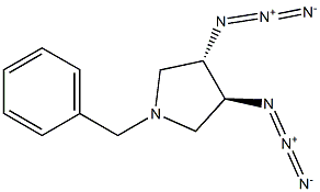 N-BENZYL-3,4-TRANS-DIAZIDO PYRROLIDINE Struktur