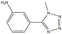 3-(1-METHYL-1H-TETRAZOL-5-YL)ANILINE Struktur