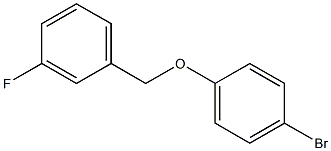 4-BROMOPHENYL-(3-FLUOROBENZYL)ETHER Struktur