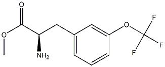 METHYL (2R)-2-AMINO-3-[3-(TRIFLUOROMETHOXY)PHENYL]PROPANOATE Struktur