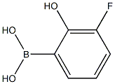 3-FLUORO-2-HYDROXYPHENYLBORONIC ACID Struktur