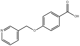 4-(PYRIDIN-3-YLMETHOXY)BENZOIC ACID Struktur