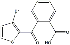 2-(3-BROMO-2-THENOYL)BENZOIC ACID Struktur