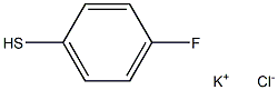 4-FLUOROTHIOPHENOL POTASSIUM CHLORIDE Struktur