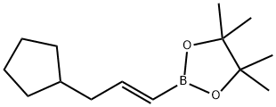 TRANS-2-(3-CYCLOPENTYLPROPEN-1-YL)-4,4,5,5-TETRAMETHYL-1,3,2-DIOXABOROLANE price.