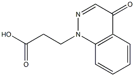 3-(4-OXOCINNOLIN-1(4H)-YL)PROPANOIC ACID Struktur