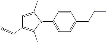 2,5-DIMETHYL-1-(4-PROPYLPHENYL)-1H-PYRROLE-3-CARBALDEHYDE Struktur