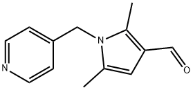 2,5-DIMETHYL-1-PYRIDIN-4-YLMETHYL-1H-PYRROLE-3-CARBALDEHYDE Struktur