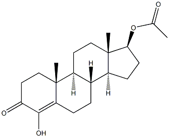 4-HYDROXY-TESTOSTERONE ACETATE Struktur