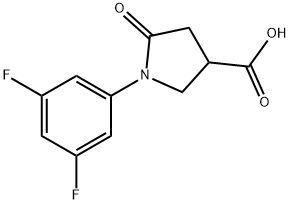 1-(3,5-DIFLUOROPHENYL)-5-OXOPYRROLIDINE-3-CARBOXYLIC ACID price.