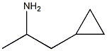 2-CYCLOPROPYL-1-METHYL-ETHYLAMINE Struktur