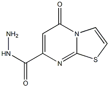 5-OXO-5H-[1,3]THIAZOLO[3,2-A]PYRIMIDINE-7-CARBOHYDRAZIDE Struktur