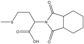 2-(1,3-DIOXOOCTAHYDRO-2H-ISOINDOL-2-YL)-4-(METHYLTHIO)BUTANOIC ACID Struktur