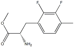 METHYL (2S)-2-AMINO-3-(2,3-DIFLUORO-4-METHYLPHENYL)PROPANOATE Struktur