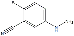 3-CYANO-4-FLUOROPHENYLHYDRAZINE Struktur