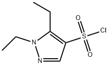 1,5-DIETHYL-1H-PYRAZOLE-4-SULFONYL CHLORIDE Struktur