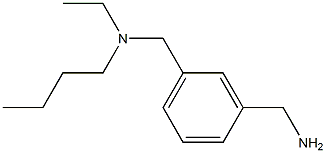 N-[3-(AMINOMETHYL)BENZYL]-N-BUTYL-N-ETHYLAMINE Struktur