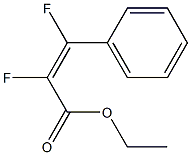 ETHYL (Z)-2,3-DIFLUORO-3-PHENYL-2-PROPENOATE Struktur