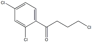 4-CHLORO-1-(2,4-DICHLOROPHENYL)-1-OXOBUTANE Struktur