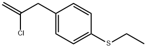 2-CHLORO-3-(4-ETHYLTHIOPHENYL)-1-PROPENE Struktur