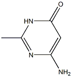 6-AMINO-2-METHYLPYRIMIDIN-4(3H)-ONE Struktur