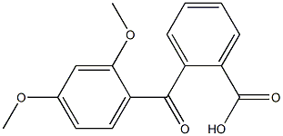 2-(2,4-DIMETHOXYBENZOYL)BENZOIC ACID Struktur