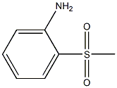 2-(METHYLSULFONYL)ANILINE Struktur