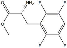 METHYL (2R)-2-AMINO-3-(2,3,5,6-TETRAFLUOROPHENYL)PROPANOATE Struktur