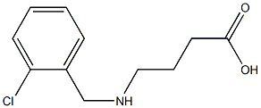 4-[(2-CHLOROBENZYL)AMINO]BUTANOIC ACID Struktur